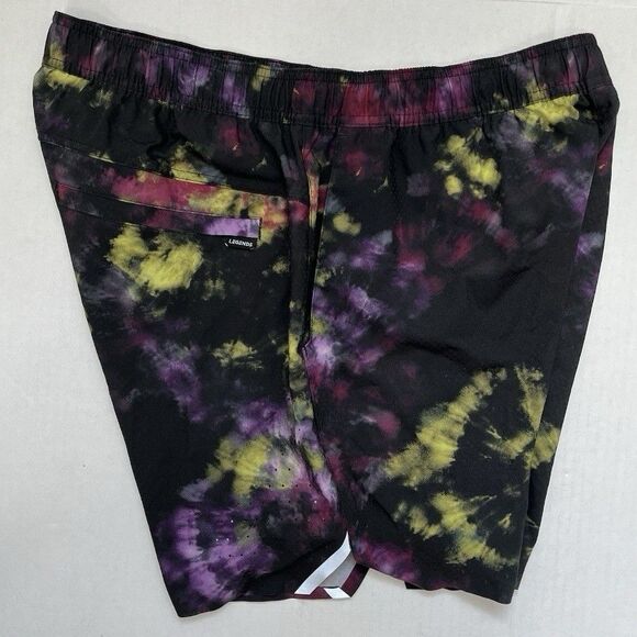 Legends Luka Shorts Mens XL Tie Dye Unlined Performance Training Stretch Gym 7" - Picture 3 of 9